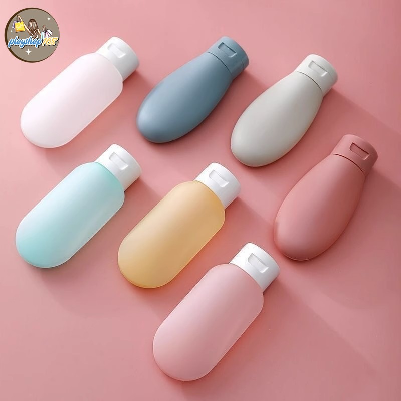 ขวดเปล่า แบบบีบ เติมได้ ขนาด 60 มล. สําหรับใส่โลชั่น แชมพู ครีมอาบน้ํา เหมาะกับการพกพาเดินทาง