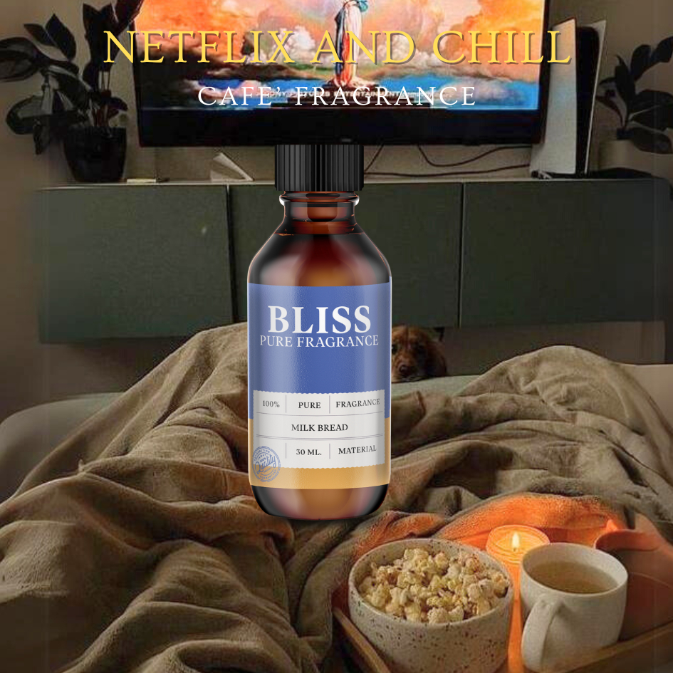 หัวน้ำหอม กลิ่น  NETFLIX AND CHILL  🍿🎬  ขนาด 30 -120 ml. - BLISS