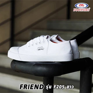 🌟ลูกค้าใหม่ 1 บาท💯Footniks รองเท้าผ้าใบนักเรียน รองเท้าผ้าใบรุ่น T09-F205 คุณภาพ Gold city พร้อมส่ง