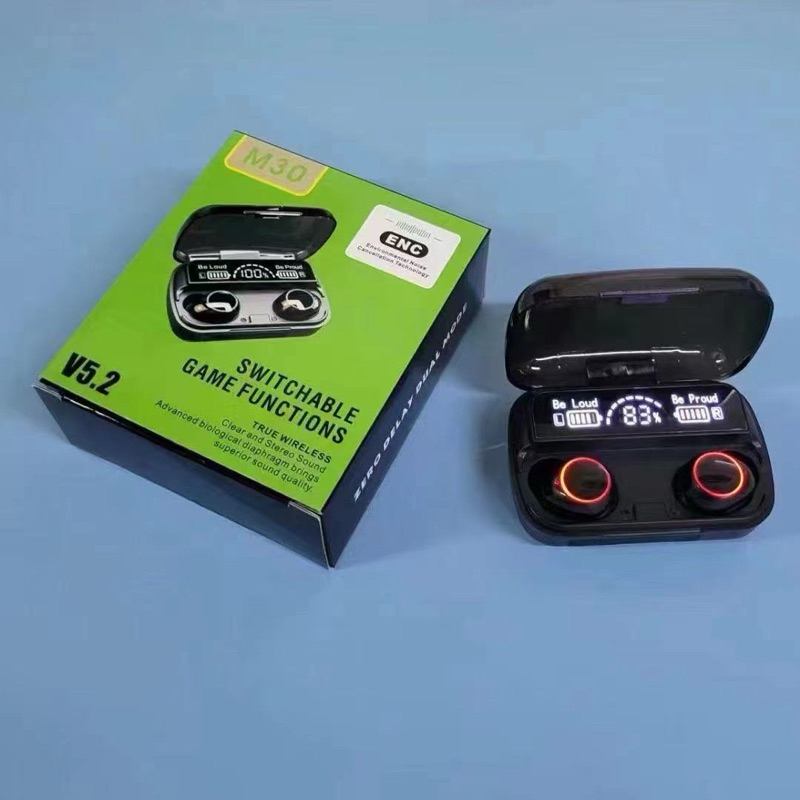 หูฟังบลูทูธ TWS M30 หูฟังสเตอริโอ ไร้สาย Earphone Earbud bluetooth รุ่นมาใหม่