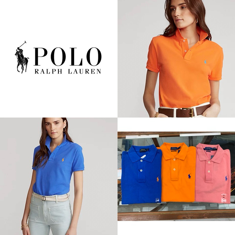 🇺🇸ของแท้ Polo Ralph Lauren เสื้อคอปก นำเข้าจากอเมริกา ผู้หญิง XS