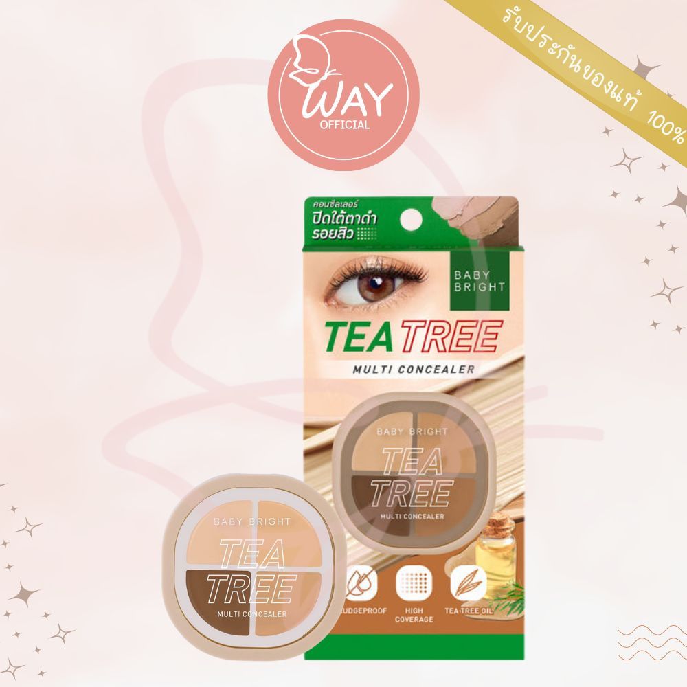 [Exp02/27] เบบี้ไบร์ท ทีทรี มัลติ คอนซีลเลอร์ 8.8g Baby Bright Tea Tree Multi Concealer 8.8g