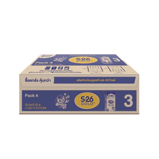 รุ่นใหม่ ยกลังนมยูเอสที S-26 Progess Gold UHT สำหรับอายุ1ปีขึ้นไป
