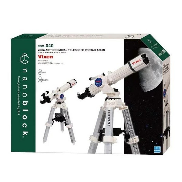Kawada nanoblock NBM-040 Vixen Astronomical Telescope Porta II A80Mf 4972825226339 (นาโนบล็อค)