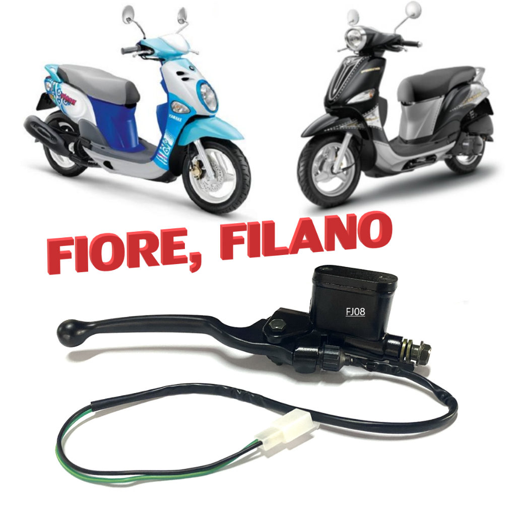ปั๊มบน Fiore/ Filano125 สีดำ ปั้มดิสเบรคข้างขวา แม่ปั้มบนเดิม ฟิโอเร่ ฟิลาโน่ ทุกรุ่น YAMAHA FILANO/ FIORE เกรดอย่างดี