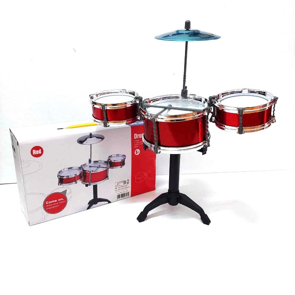 Drum Set ชุดกลองของเด็กเล่น พร้อมอุปกรณ์ thumbnail 7