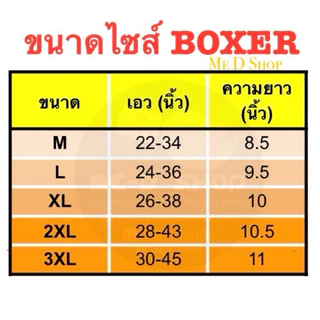 กางเกงใน บ๊อกเซอร์ชาย (5 ตัว 10 ตัว) ผ้านุ่ม ใส่สบาย