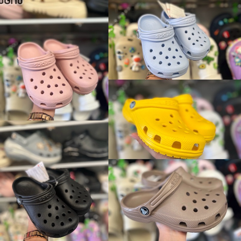 พร้อมส่ง !!! รองเท้าลำลองแฟชั่น เด็ก สไตล์ Crocs Bayaband Clog Kids (Unisex)