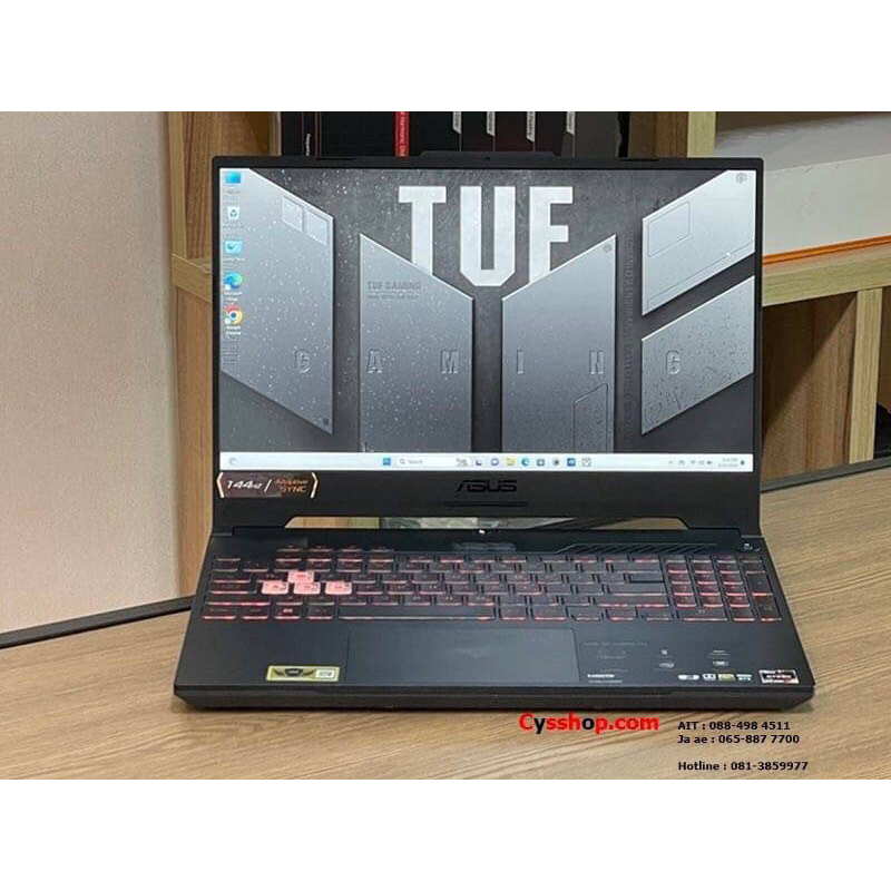 Asus TUF Gaming A15 FA507RC-HN005W Ryzen 7 6800H SSD512GB RAM16GB RTX 3050 (4GB GDDR6) มือสองประกันศูนย์