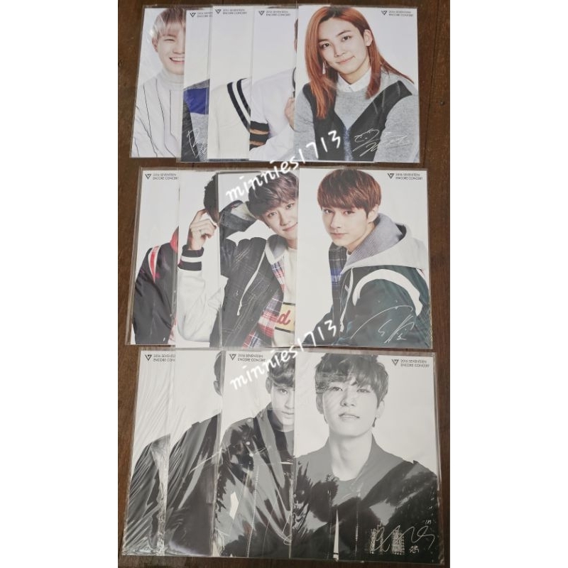Like Seventeen 2016 - Boys Wish "Clear File" แฟ้มใส ของแท้