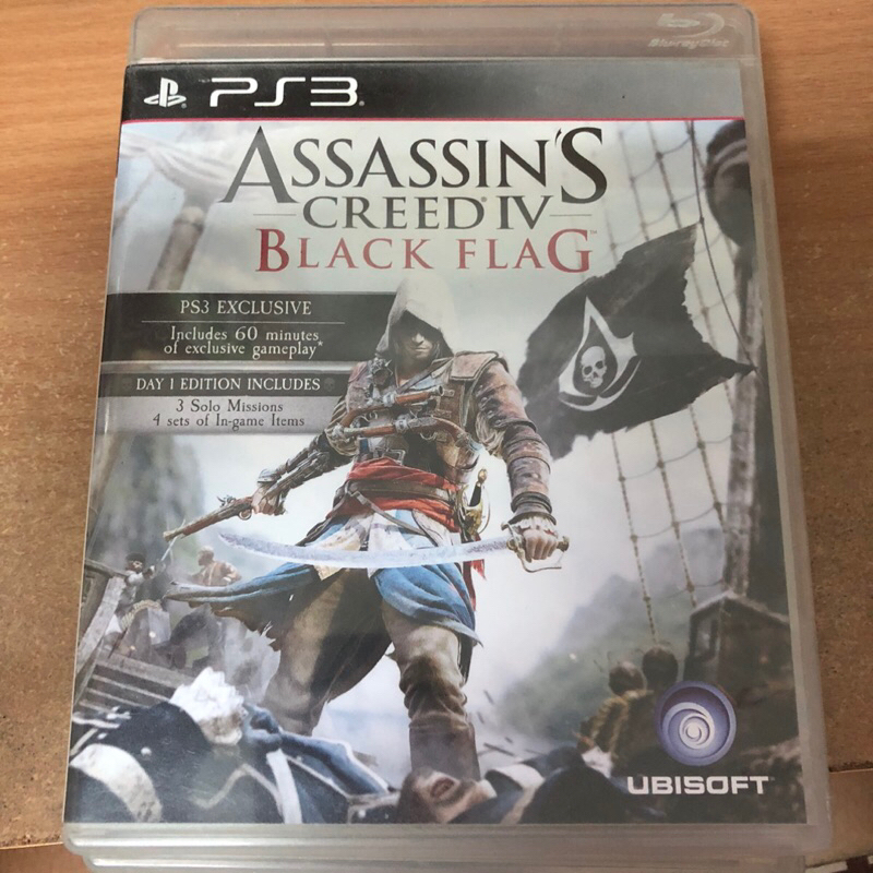 Assassin's Creed IV Black Flag / Creed Rogue Ps3 แผ่นแท้มือสอง พร้อมโค้ดรับไอเทมในเกม แผ่นPs3