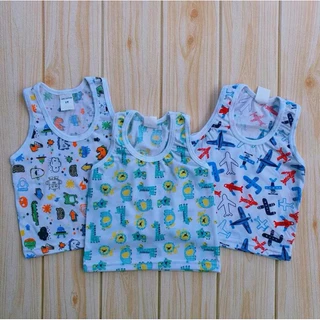 (เซ็ท4ตัว)เสื้อกล้าม เสื้อแขนกุด เสื้อเด็กแรกเกิด เด็ก1,2,3ขวบ
