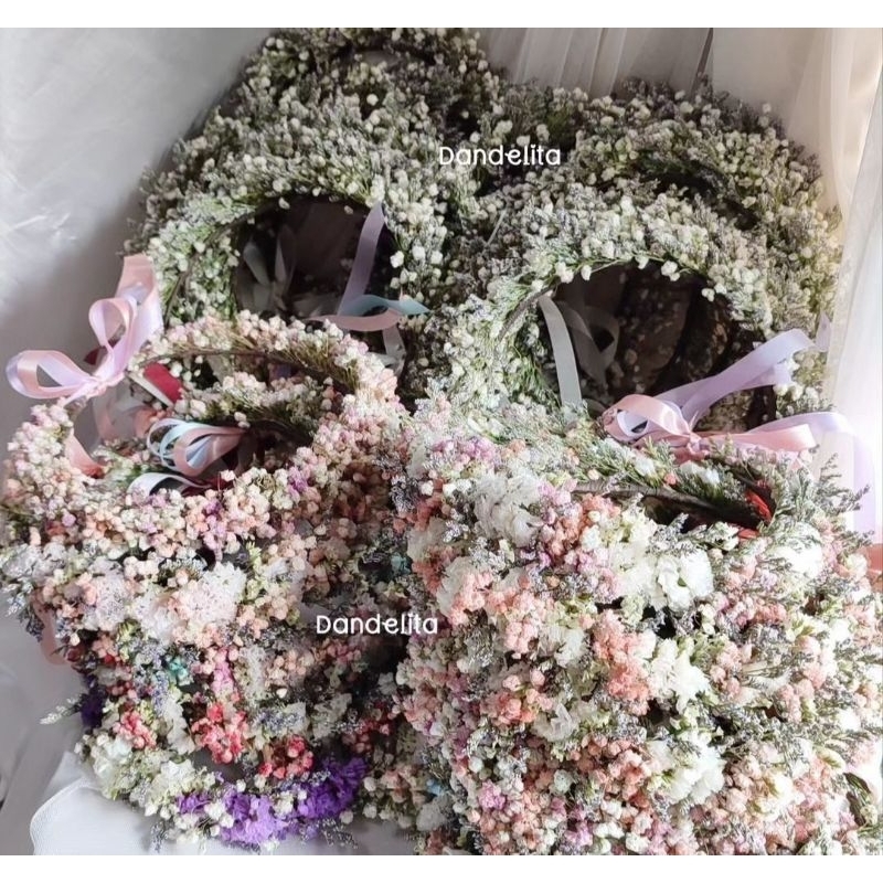 มงกุฏดอกไม้จริงแห้ง (สำหรับเด็กโต/ผู้ใหญ่) *** สอบถามคิวก่อนกดสั่งซื้อ*** ปัจฉิม รับปริญญา