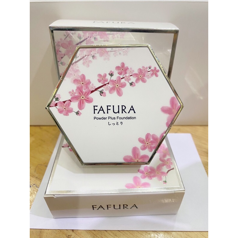 แป้ง ฟาฟูร่า FAFURA แป้งพัฟ30กรัม พาวเดอร์ กล่องขาวชมพู(1ชิ้น)