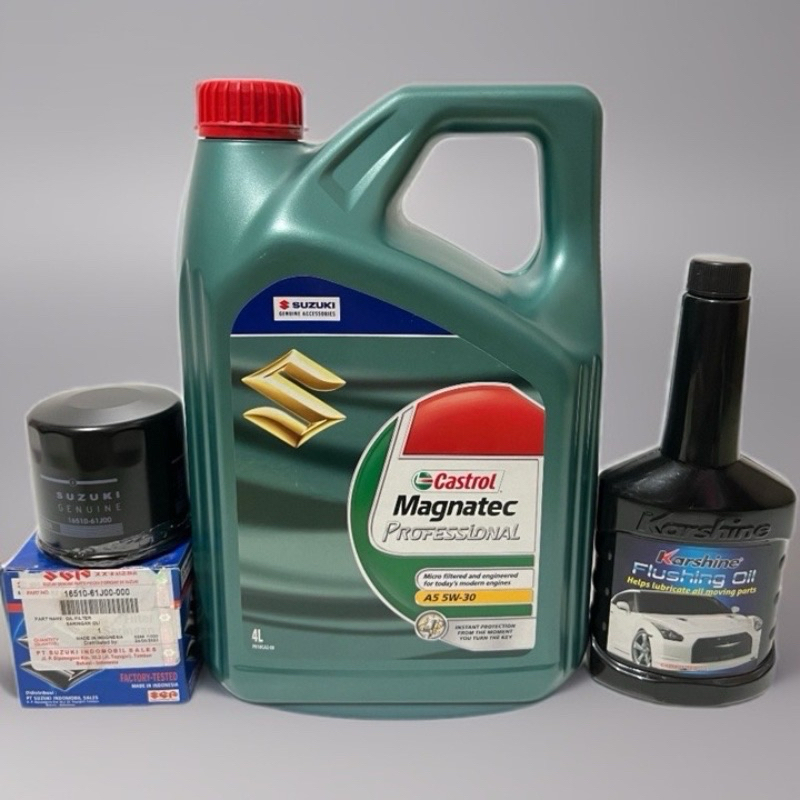 น้ำมันเครื่องซูซูกิ SUZUKI สังเคราะห์แท้100% Castrol Magnatec 5W30 (ขนาด 4ลิตร) แท้เบิกศูนย์