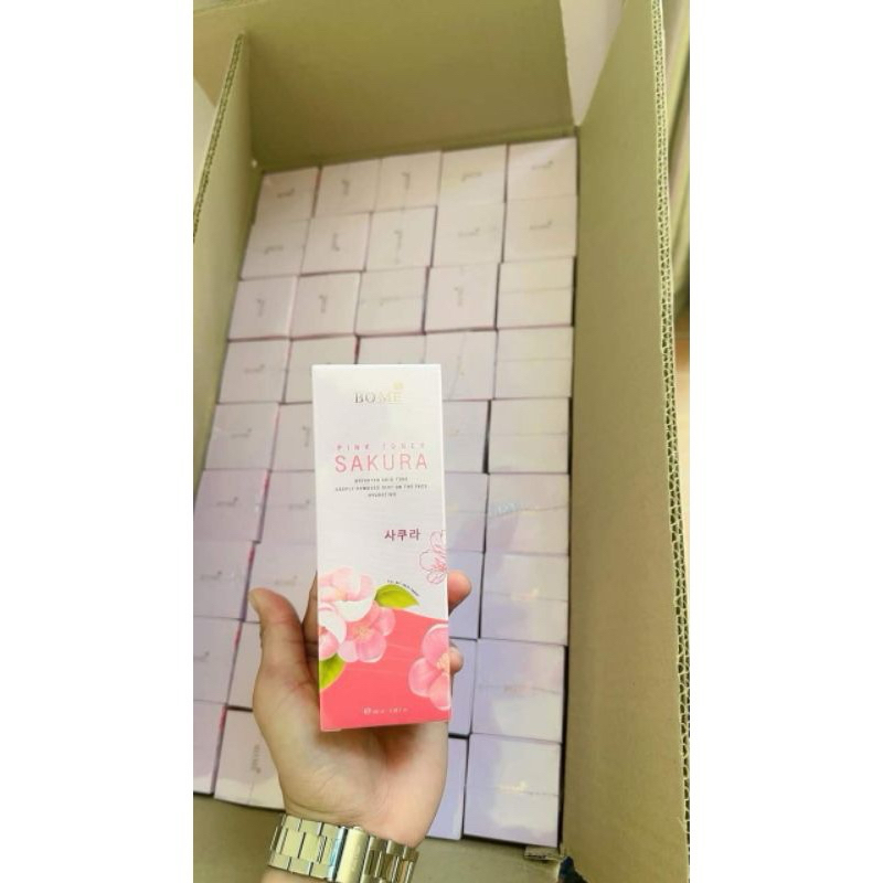 โทนเนอร์ BO-ME  PINK TONER  SAKURA  100 ml