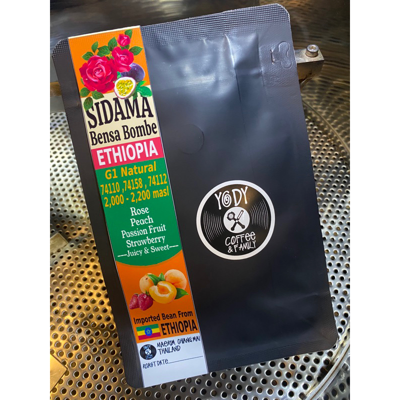 Ethiopia Sidama Bombe 71458 G1 Natural Yody Coffee กาแฟโยดี้ กาแฟเอธิโอเปีย ซิดามา