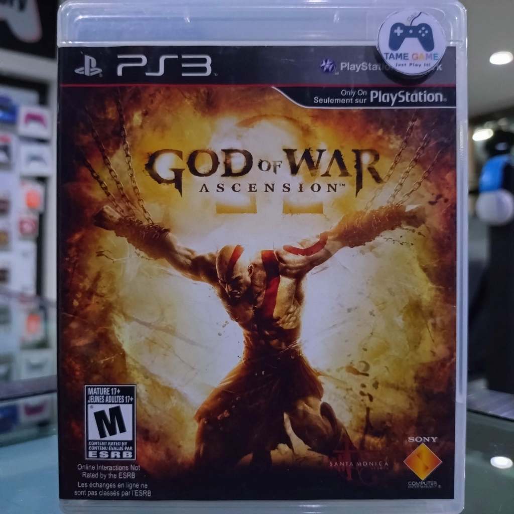 (ภาษาอังกฤษ) มือ2 PS3 God of War Ascension เกมPS3 แผ่นPS3 มือสอง (Only On Playstation God of War 4)