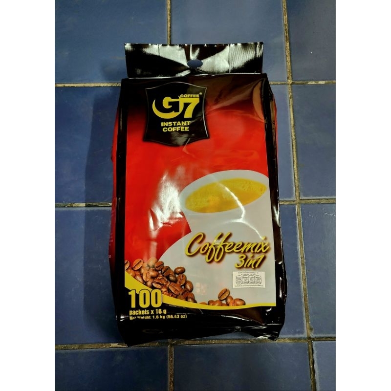 G7 3in1 100 ซอง กาแฟเวียดนาม ล็อตใหม่ล่าสุด❗️