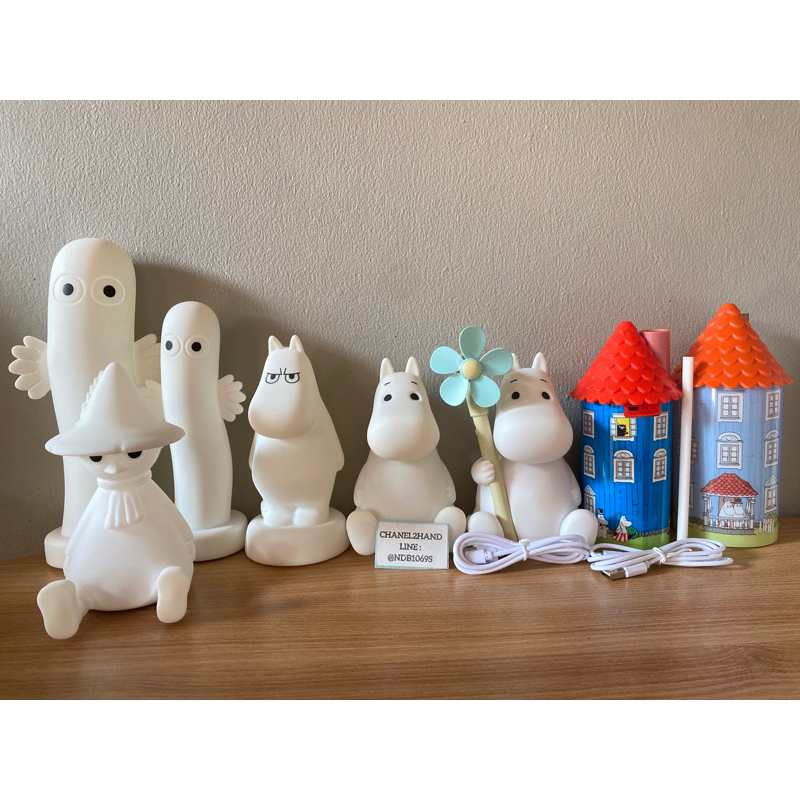 มีโค้ดลด 30% ทัก ib แท้ ใหม่ นิตยสารญี่ปุ่น CHANEL2HAND99 MOOMIN Room Light โคมไฟมูมิน ห้องนอน ตั้งแคมป์ ไฟซิลิโคน บ้าน