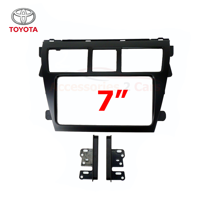 กรอบในวิทยุรถยนต์ ยี่ห้อ TOYOTA VIOS_BLACK ปี 2008-2014  รหัสสินค้า TO-101