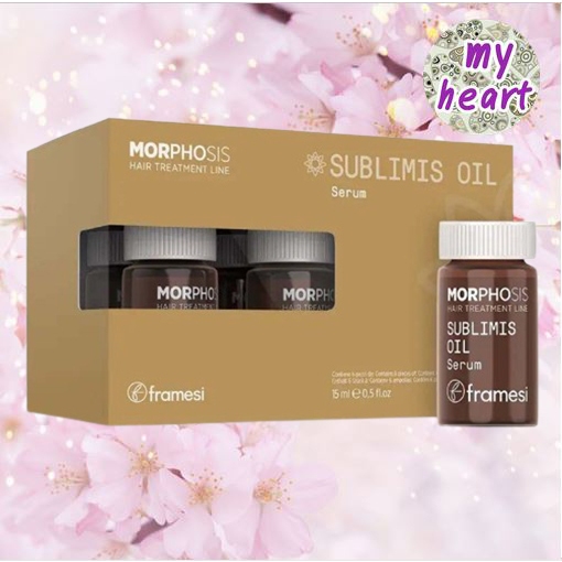 Framesi sublimis oil serum 15 mlx6 เซรั่มทรีทเม้นต์บำรุงผมที่แห้งเสียมาก