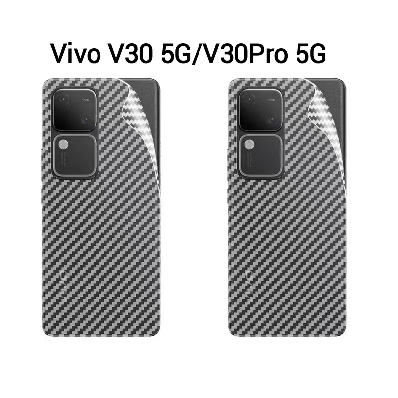 Vivo Y200/Y28S 5G/Vivo V30E 5G/Y18/Y28 5G/Vivo Y100 5G/Vivo Y03(ส่งในไทย)ฟิล์มหลังเคฟล่าVivo V30 5G/