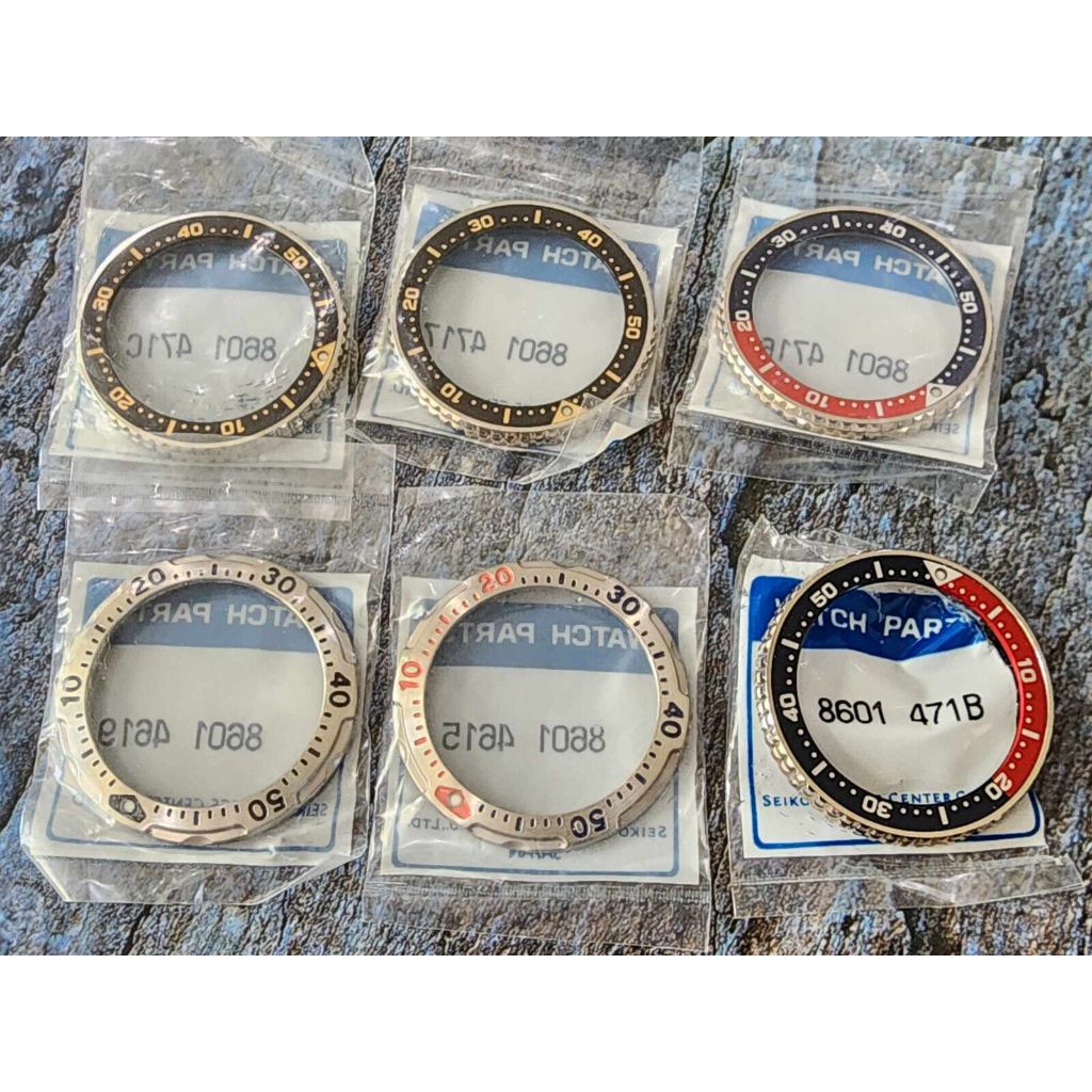 ขอบเหล็ก seiko ดำน้ำ diver ORIGINAL SEIKO BEZEL DIVER 7s26-0030 7s26-0010 SKX0013