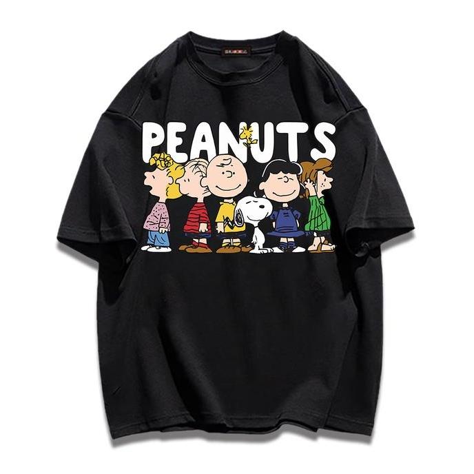 เสื้อคอตตอนสกรีนลายน่ารักมาก(yep)พร้อมส่งจากกรุงเทพเสื้อลายPEANUT