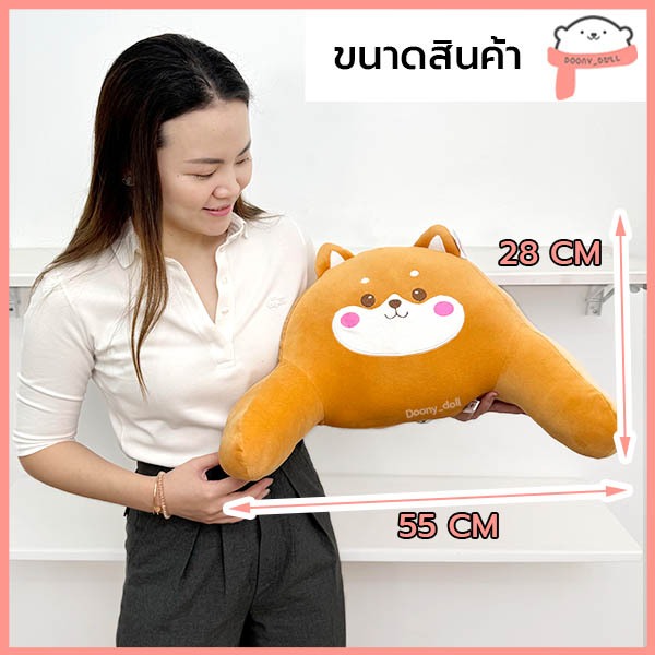 📍มี 6ลาย📍หมอนอิง พิงหลัง หมา แมว ไดโนเสาร์ หมู รูปที่ 8