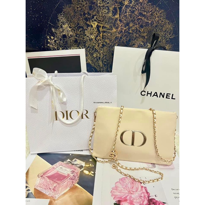 กระเป๋าDior Cosmetic Pouch Bag พร้อมอุปกรณ์