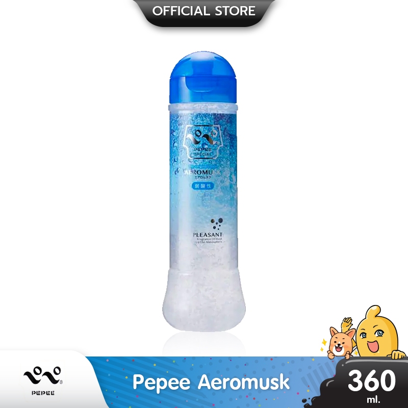 Pepee Aeromusk เจลหล่อลื่นญี่ปุ่น สูตรน้ำ หนืดพิเศษ กลิ่นหอม บรรจุ 1 ชิ้น (ขนาด 360 ml.)