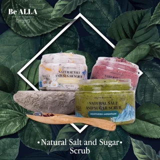 Be ALLA Natural Salt and Sugar Scrub สครับเกลือผสมน้ำตาล