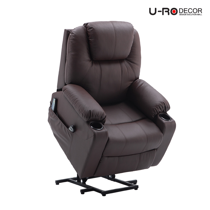 U-RO DECOR เก้าอี้นวดไฟฟ้าปรับนอนได้หนังแท้ รุ่น ARENA (อารีน่า) มี 2 สี มีระบบปรับพยุงตัว นวดได้ ปรับเอนได้ 170 องศา