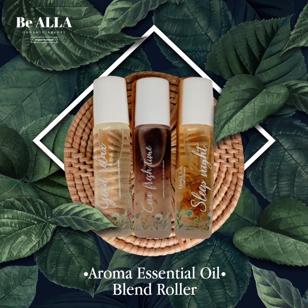 Be ALLA Aroma Essential Oil Blend Roller With Almond oil น้ำมันหอมระเหยแบบลูกกลิ้ง