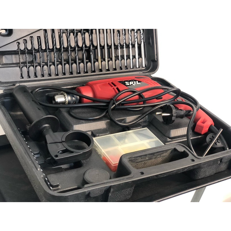 สว่านไฟฟ้า Skill รุ่น 6610 อะไหล่55ชิ้น อุปกรณ์ช่างครบเซ็ต งานช่าง อุปกรณ์ช่าง ออกใบกำกับภาษีได้