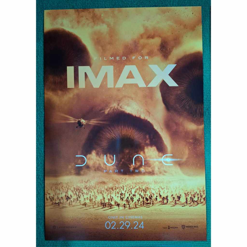 โปสเตอร์ IMAX ลาย ดูน ภาค2 DUNE Part2 Week1 สัปดาห์ที่1