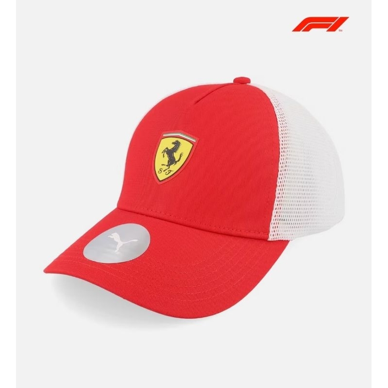 Ferrari F1 Puma Red/White Trucker - Formula One หมวกฟอมูล่าวัน ทีมเฟอร์รารี