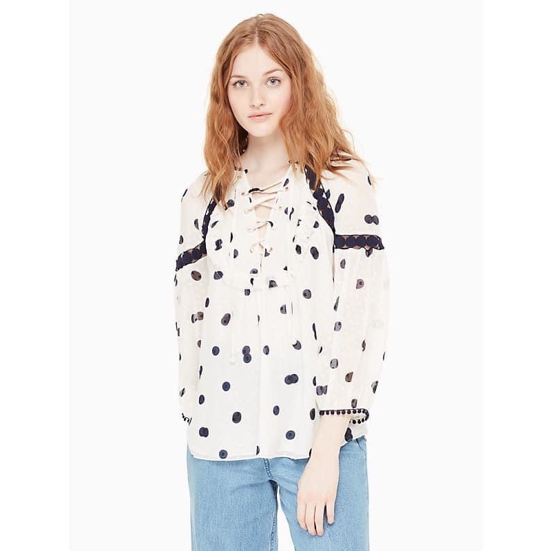 เสื้อมือสอง สภาพใหม่มาก Kate Spade New York madison avenue collection ส่งจากไทย