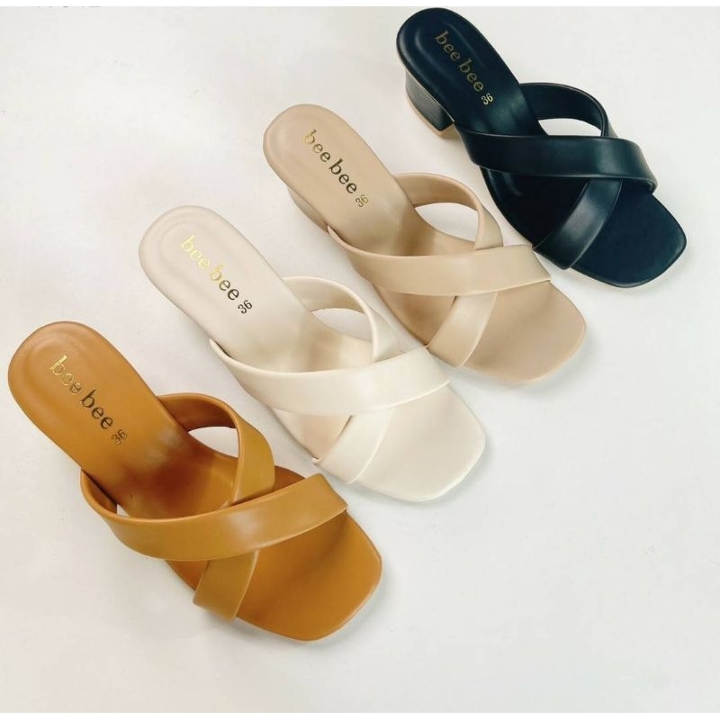 รองเท้าแฟชั่น ไซส์ 36 - 45 BIGSIZE แบบสวม มีส้น 2 นิ้ว มีไซด์เล็ก ไซด์ใหญ่ สำหรับสาวเท้าอวบอ้วน ใส่สวย เก๋ มั่นใจคะ