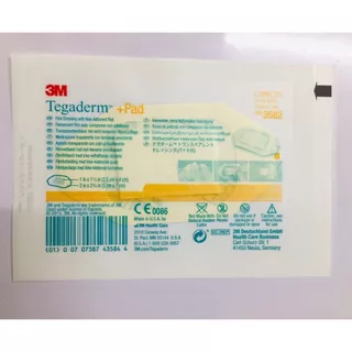 3M Nexcare Tegaderm + Pad A3 ฟิล์มปิดแผลกันน้ำ พร้อมแผ่นซับ ขนาด 5x7 ซม. [แบ่งขาย 10 ชิ้น 3582] II 6303 เทกาเดิร์ม CHG