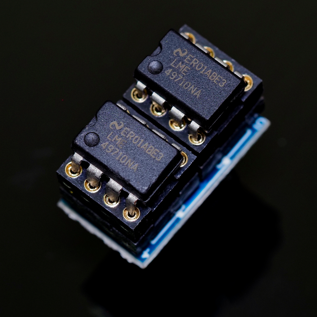 Single OP-AMP ออปแอมป์ LME49710NA ตัวถังพลาสติก ผลิตที่Philippines (ขายเป็นเซ็ต ออปแอมป์2ตัว+แปลงSin