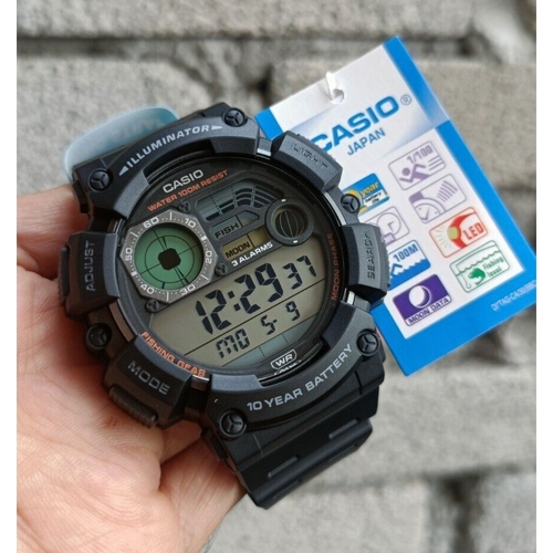 CASIO นาฬิกาข้อมือ สายเรซิ่น รุ่น WS-1500H,WS-1500H-1A,WS-1500H-2A,WS-1500H-5A