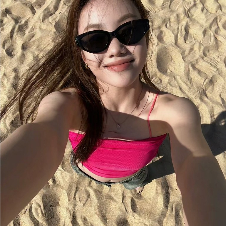 03Cateye Sunglasses แว่นตากันแดดแฟชั่น ทรงเก๋ มีหลายสีนะคะ