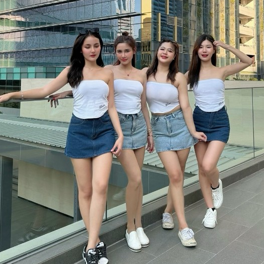 Jeany Skirt กระโปรงยีนส์มีซับใน (006)