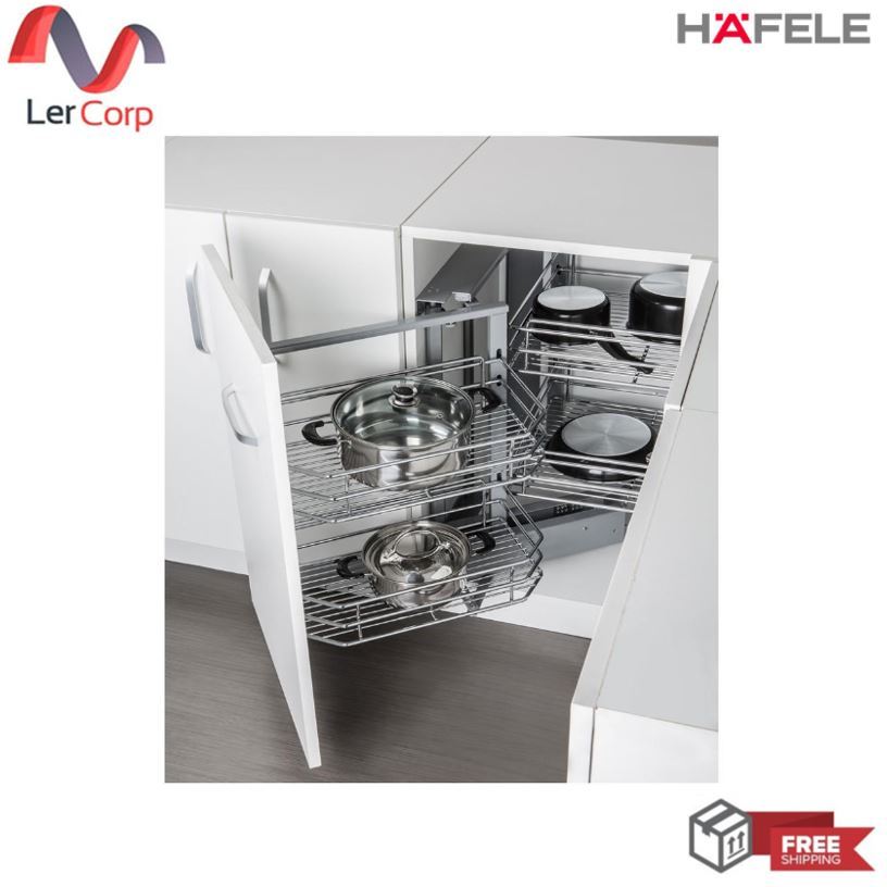 (Hafele) ชุดตะแกรงเข้ามุมบานดึง (495.35.322)