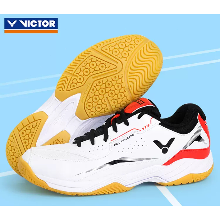 ส่งจากกรุงเทพVictor A102รองเท้าแบดมินตันรองเท้ากีฬาเทรนนิ่งกันลื่นแบบมืออาชีพน้ำหนักเบาพิเศษสำหรับชายและหญิง ระบายอากา