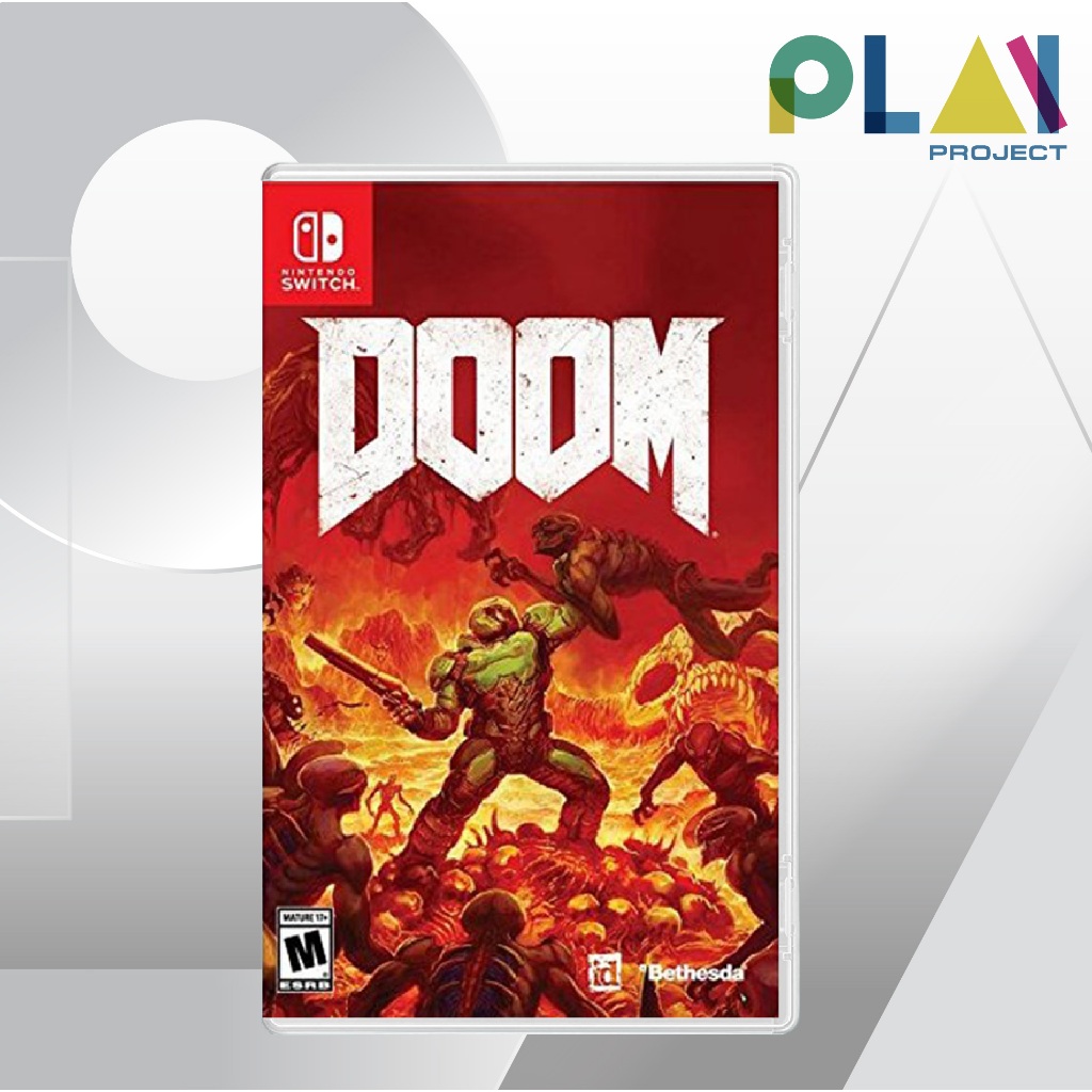 Nintendo Switch : Doom [มือ1] [แผ่นเกมนินเทนโด้ สวิตช์]