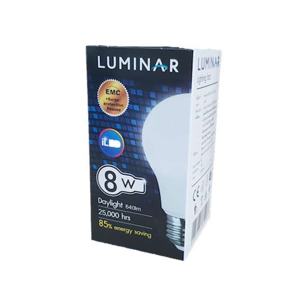 หลอด LED BULB LUMINAR 8W DAYLIGHT