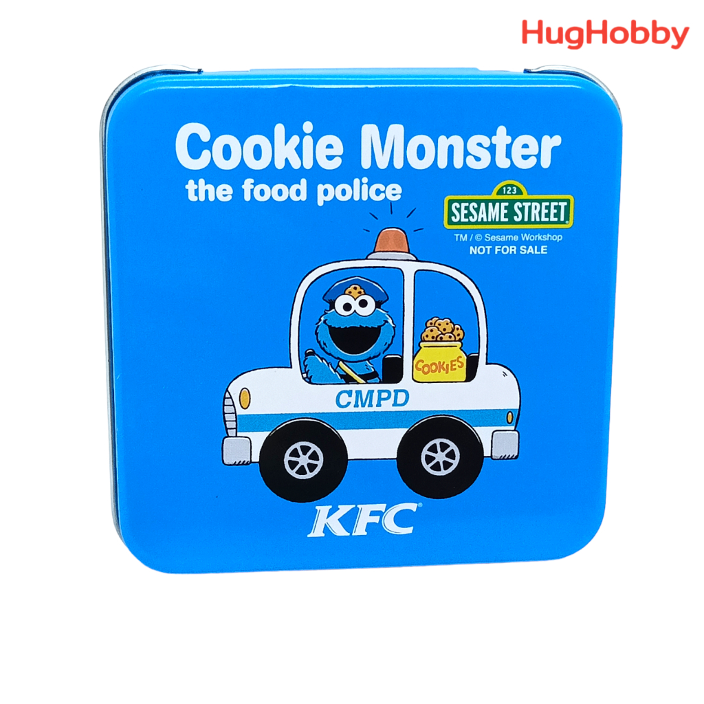 [มือ2] กล่องเหล็ก KFC Sesame Street Cookie Monster
